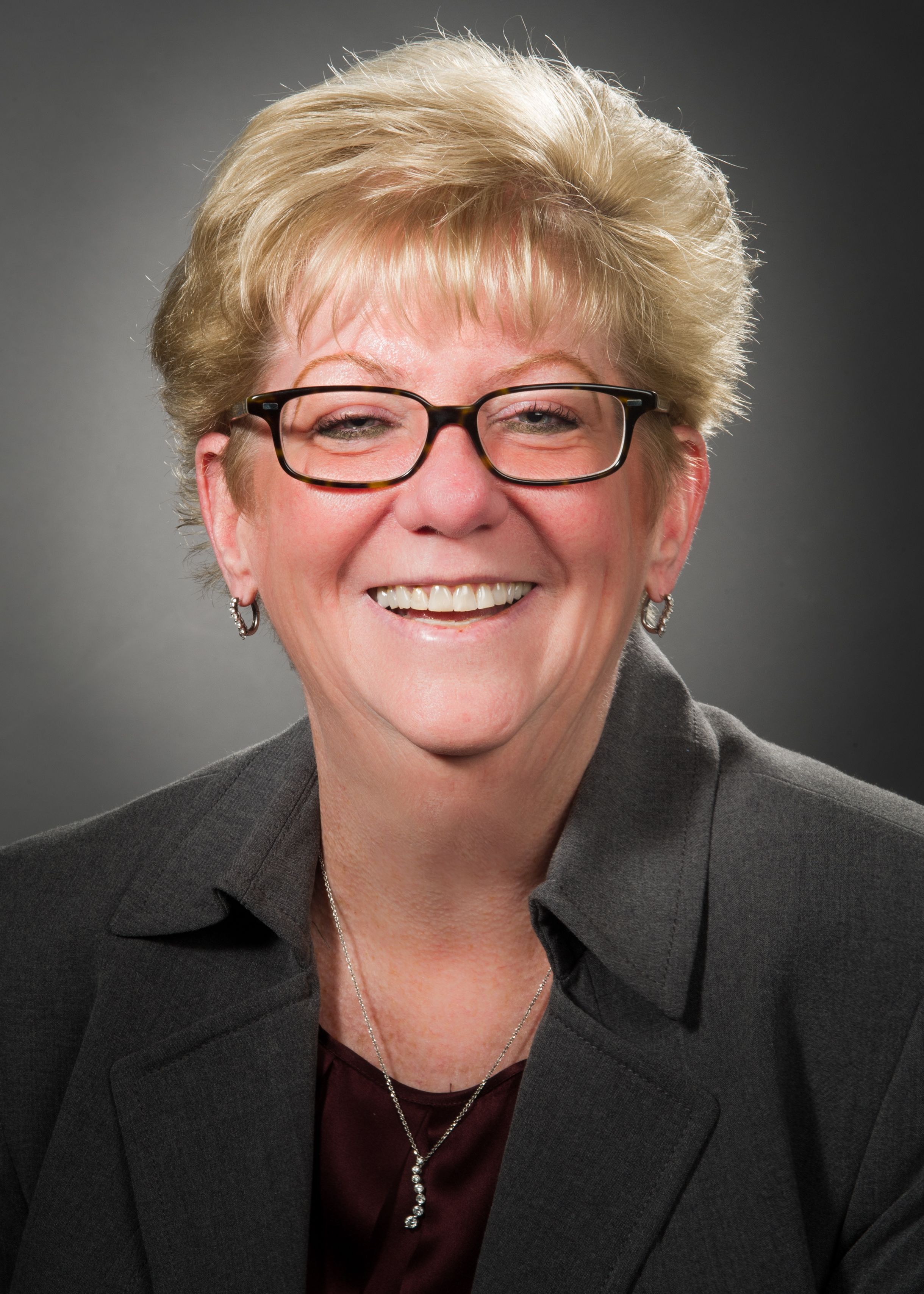 Geralyn Randazzo, RN, wearing a grey suit